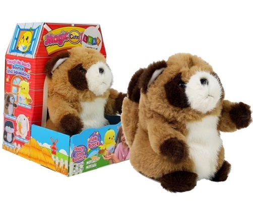 Interactive Talking Raccoon Repeating Words Plush