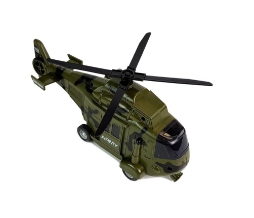 Military Rescue Helicopter 1:16 Hook Sound Light