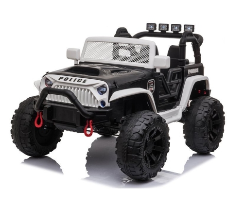 Двухместный детский электромобиль JC666 Police Black