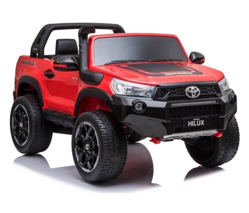 Двухместный детский электромобиль Toyota Hilux Red Painted