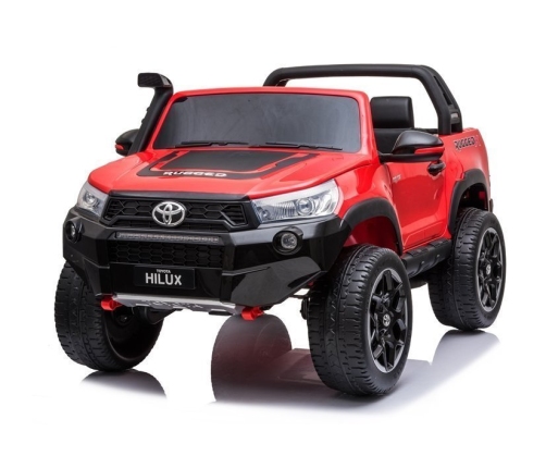 Двухместный детский электромобиль Toyota Hilux Red Painted