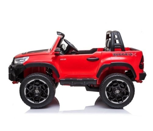Двухместный детский электромобиль Toyota Hilux Red Painted