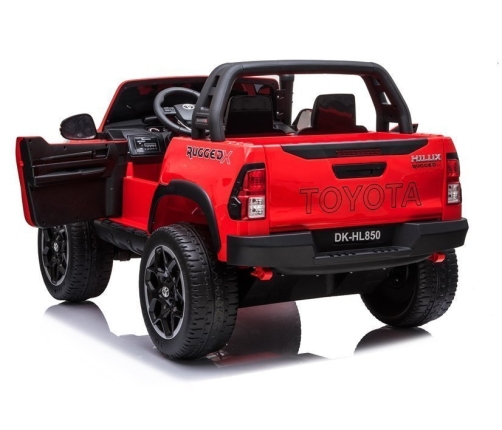Двухместный детский электромобиль Toyota Hilux Red Painted