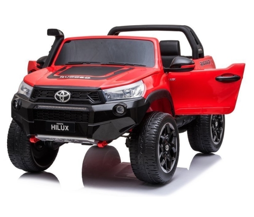 Двухместный детский электромобиль Toyota Hilux Red Painted