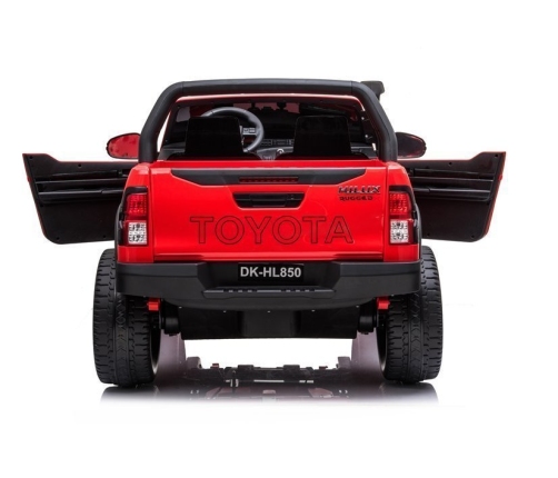 Двухместный детский электромобиль Toyota Hilux Red Painted