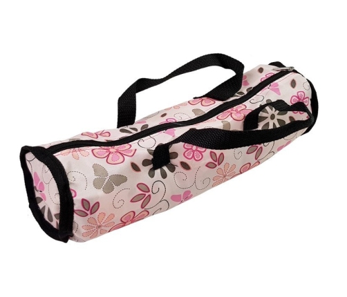 Leļļu gulta Alice Pink in Flowers