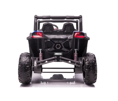 Divvietīgs bērnu elektromobilis Bagijs UTV-MX Blue Spider Painted