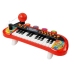 Keyboard Piano 24 Keys USB Microphone Red