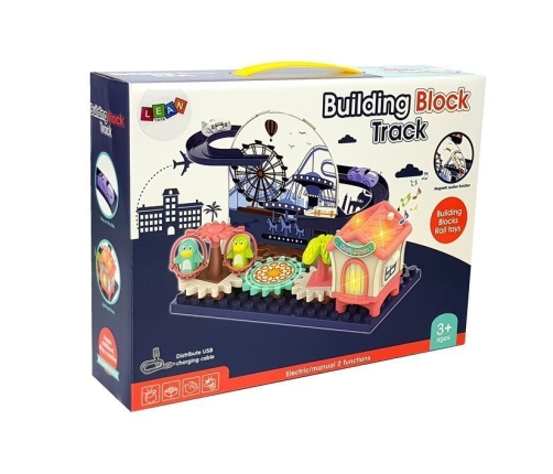 Bloku komplekts ar kalniņu