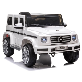 Одноместный электромобиль Mercedes G500 White Одноместный электромобиль Mercedes G500 White