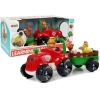 Tractor with a trailer, animals for babies, batteries, lights, sound Tractor with a trailer, animals for babies, batteries, lights, sound