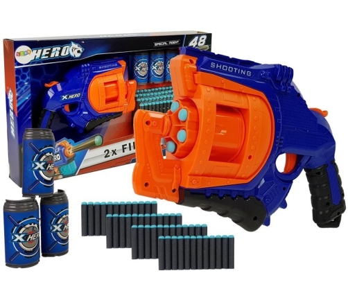 Пистолет с пенными патронами Blue and Orange