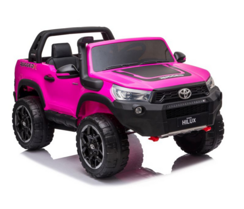 Divvietīgs bērnu elektromobilis Toyota Hilux DK-HL850 Pink