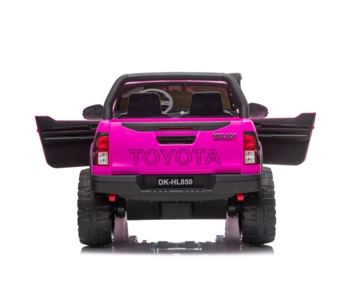 Divvietīgs bērnu elektromobilis Toyota Hilux DK-HL850 Pink