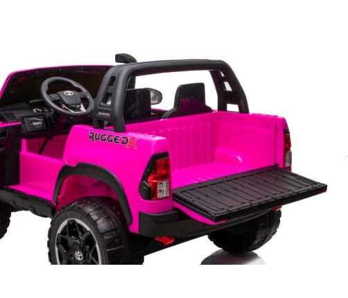 Divvietīgs bērnu elektromobilis Toyota Hilux DK-HL850 Pink