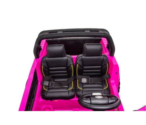 Divvietīgs bērnu elektromobilis Toyota Hilux DK-HL850 Pink