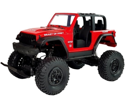 Red Remote Controlled Jeep Terrain Car 2.4G