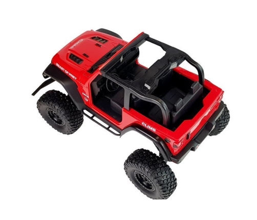 Red Remote Controlled Jeep Terrain Car 2.4G