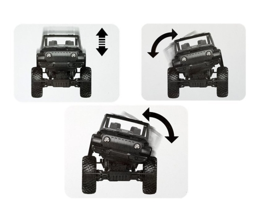 Red Remote Controlled Jeep Terrain Car 2.4G