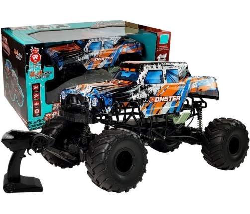 Tālvadības mašīna 4x4 Orange