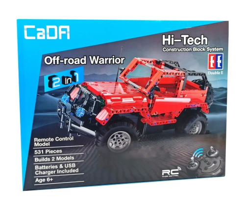 Construction Blocks Jeep Remote Controlled CADA 2.4G 531 Elements