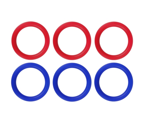 Handball Game Hoop Throw Coloured Bottles Points