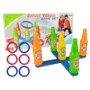 Handball Game Hoop Throw Coloured Bottles Points Handball Game Hoop Throw Coloured Bottles Points