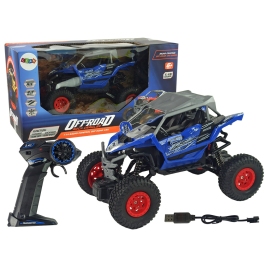 Radiovadāmā mašīna ar pulti Off-road 1:16 Blue