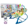 Rocking Chair 2in1 Blue Zebra Sounds Vibration Rocking Chair 2in1 Blue Zebra Sounds Vibration