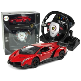 Радиоуправляемая машина на пульте Lamborghini Veneno Red