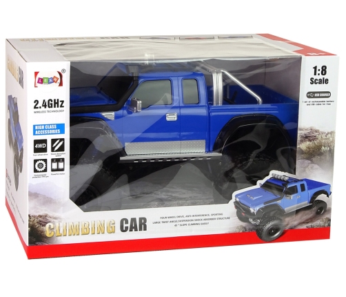 Off-road Car R/C 2.4G Climbing Car 1:8 Blue 4x4