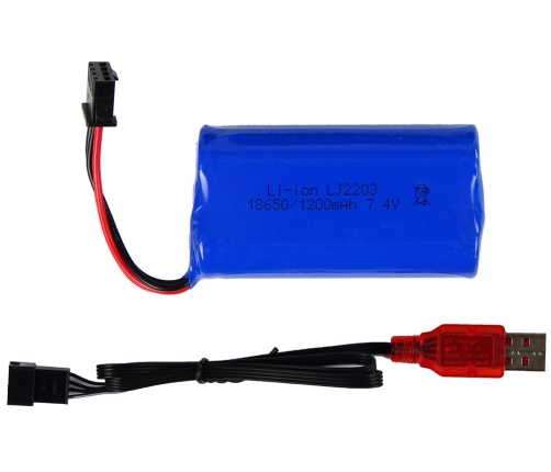 Off-road Car R/C 2.4G Climbing Car 1:8 Blue 4x4