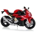Motorbike Model BMW S1000RR Red Sounds Lights