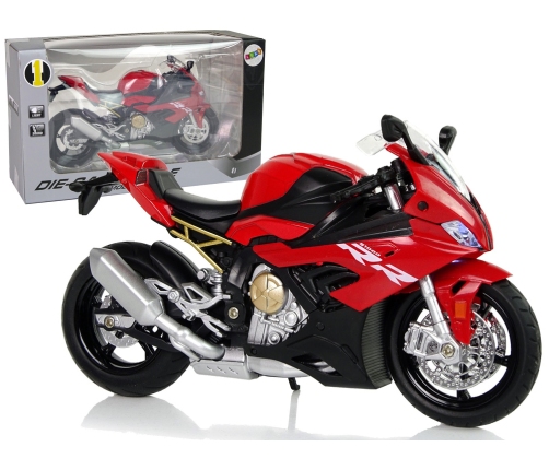 Motorbike Model BMW S1000RR Red Sounds Lights