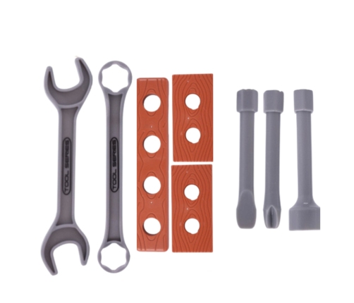 Little Handyman's Workshop Bench Drill Tools Accessories 18 pcs.