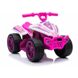 TR1805 Electric Ride-On Quad White-pink