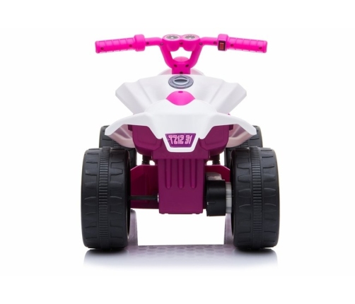 TR1805 Electric Ride-On Quad White-pink