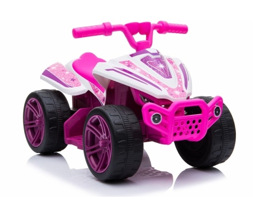 TR1805 Electric Ride-On Quad White-pink