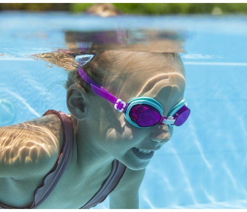 Bestway 21002 Aqua Burst Essential Okulary do pływania Fioletowe