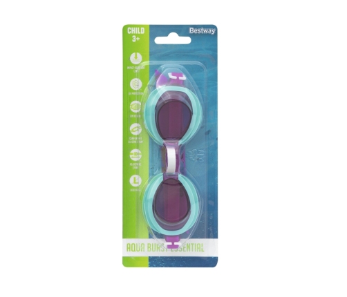 Bestway 21002 Aqua Burst Essential Okulary do pływania Fioletowe