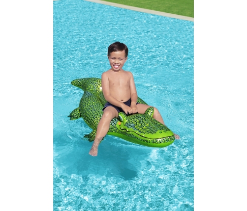 Bestway 41477 Dmuchany Krokodyl do pływania z uchwytem 1.52m x 71cm