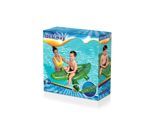 Bestway 41477 Dmuchany Krokodyl do pływania z uchwytem 1.52m x 71cm