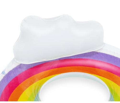 Bestway 43647 Koło do pływania z oparciem Tęcza 1.07m