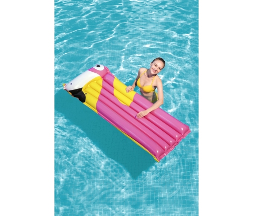 Bestway 44021 Materac do pływania Ptak tropikalny Różowy 1.83m x 76cm