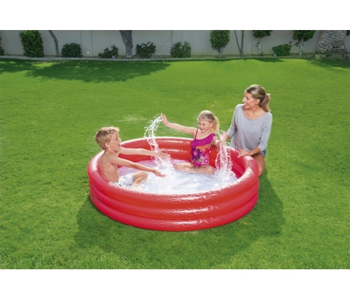 Bestway 51026 Basenik dmuchany Czerwony 1.52m x 30cm