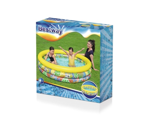 Bestway 51203 Basenik dmuchany Tropikalne rośliny 1.68m x 38cm