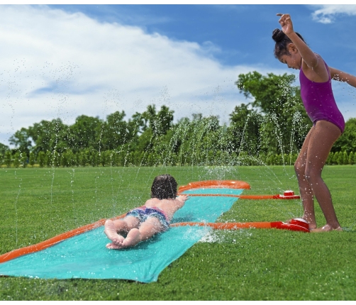 Bestway 52718 Ślizgawka pojedyncza ze spryskiwaczami H2OGO! StomBlast 4.88m