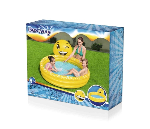 Bestway 53081 Basenik dmuchany ze spryskiwaczem Uśmiech