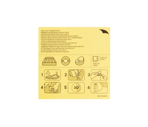 Bestway 62068 Zestaw naprawczy - Łaty naprawcze 6.5cm x 6.5cm - 10szt