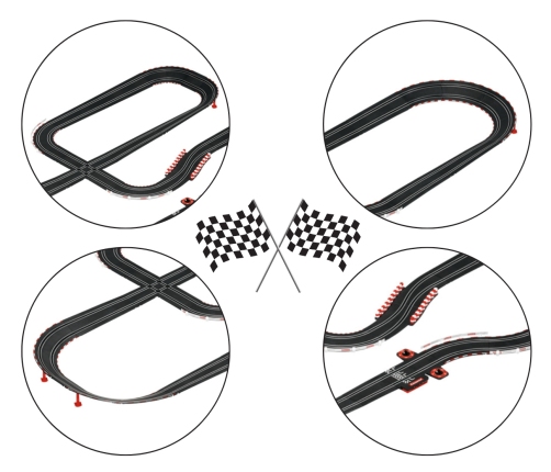 Carrera Go 20062551 Ferrari Pro Speeders 8,6m